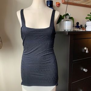 Free People bodycon patterned tank dress